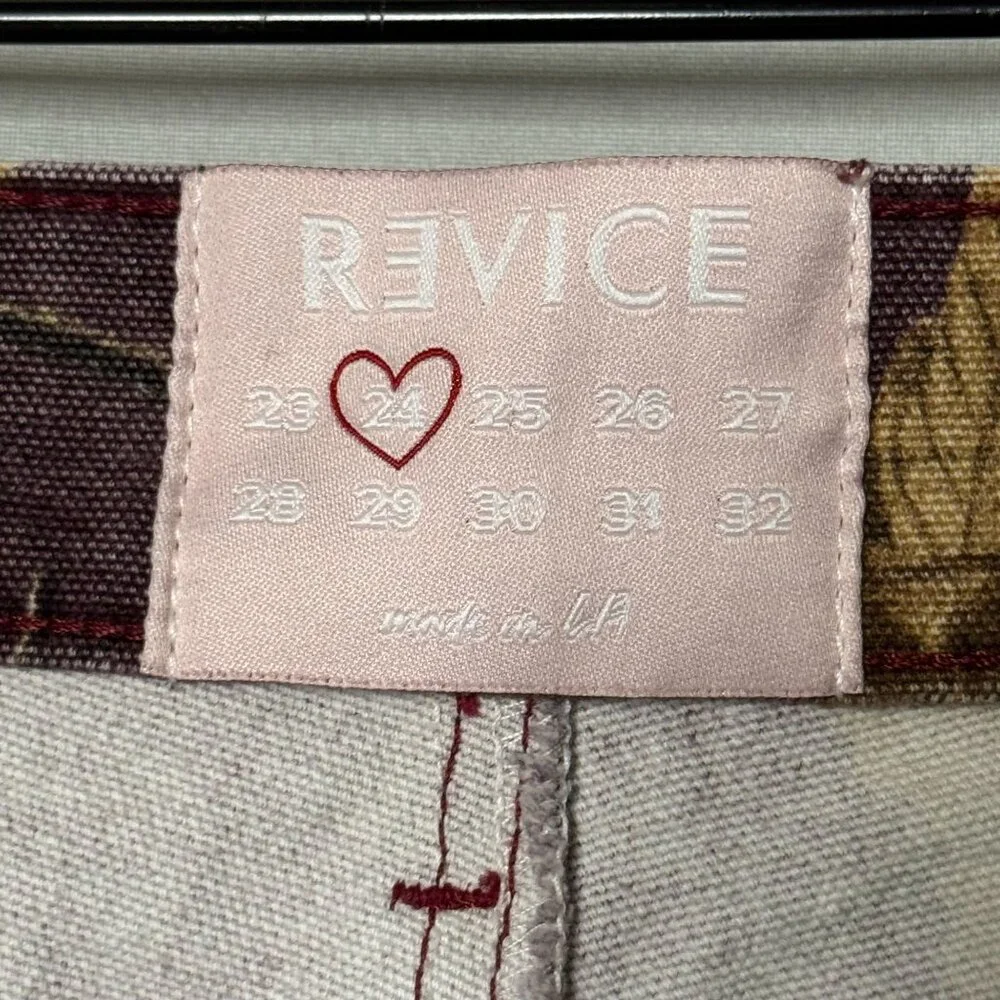 REVICE Purple Cargo Flare Jeans - Picture 12 of 15